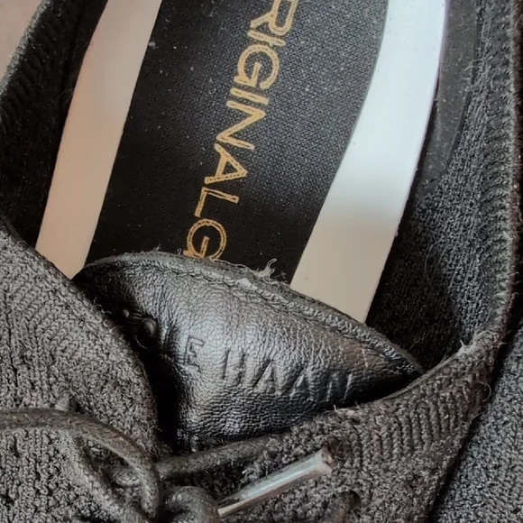 Cole Haan Women's Black Knit Oxfords 8.5 - Picture 2 of 10